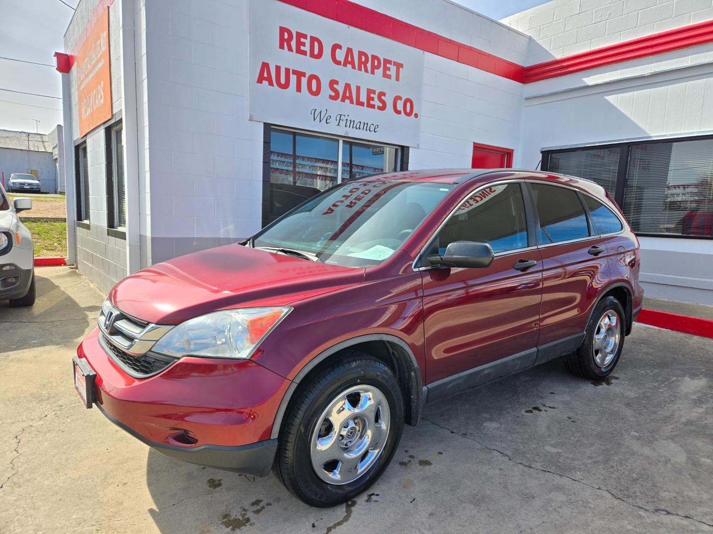 2011 Red Honda CR-V (5J6RE3H34BL) with an 2.4L I4 F DOHC 16V engine, Automatic transmission, located at 503 West Court, Seguin, TX, 78155, (830) 379-3373, 29.568621, -97.969803 - Photo#0